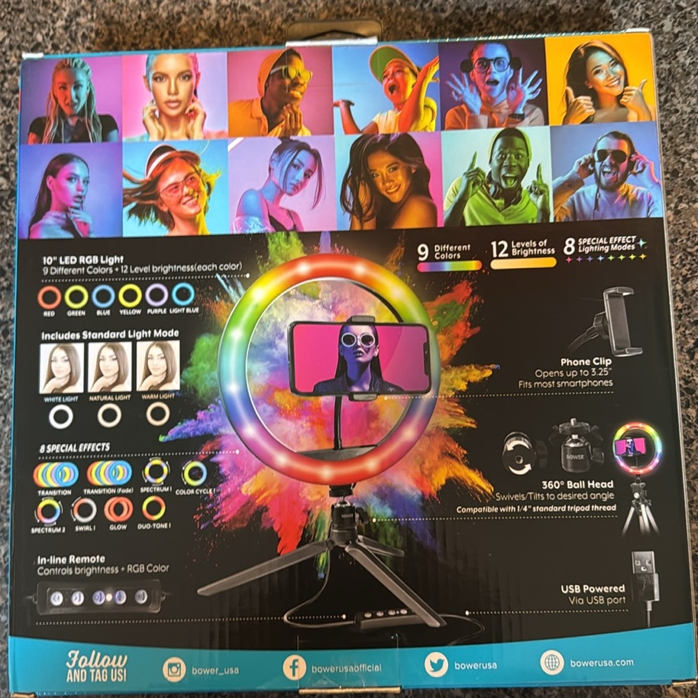 Tablet RGB Ring Light - Picture 2 of 4